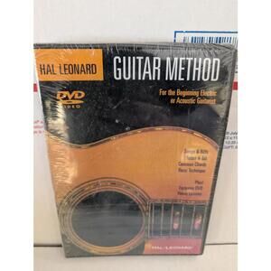 Hal Leonard Guitar Method DVD for Beginners new sealed #195